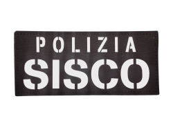 Patch catarifrangente POLIZIA SISCO