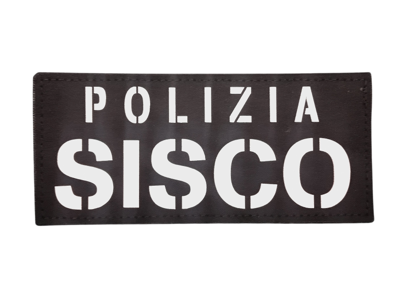 Patch catarifrangente POLIZIA SISCO